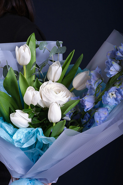 Букет «Узоры на стекле» 5 Купить Букет «Узоры на стекле» в  с бесплатной доставкой: цена, фото, описание